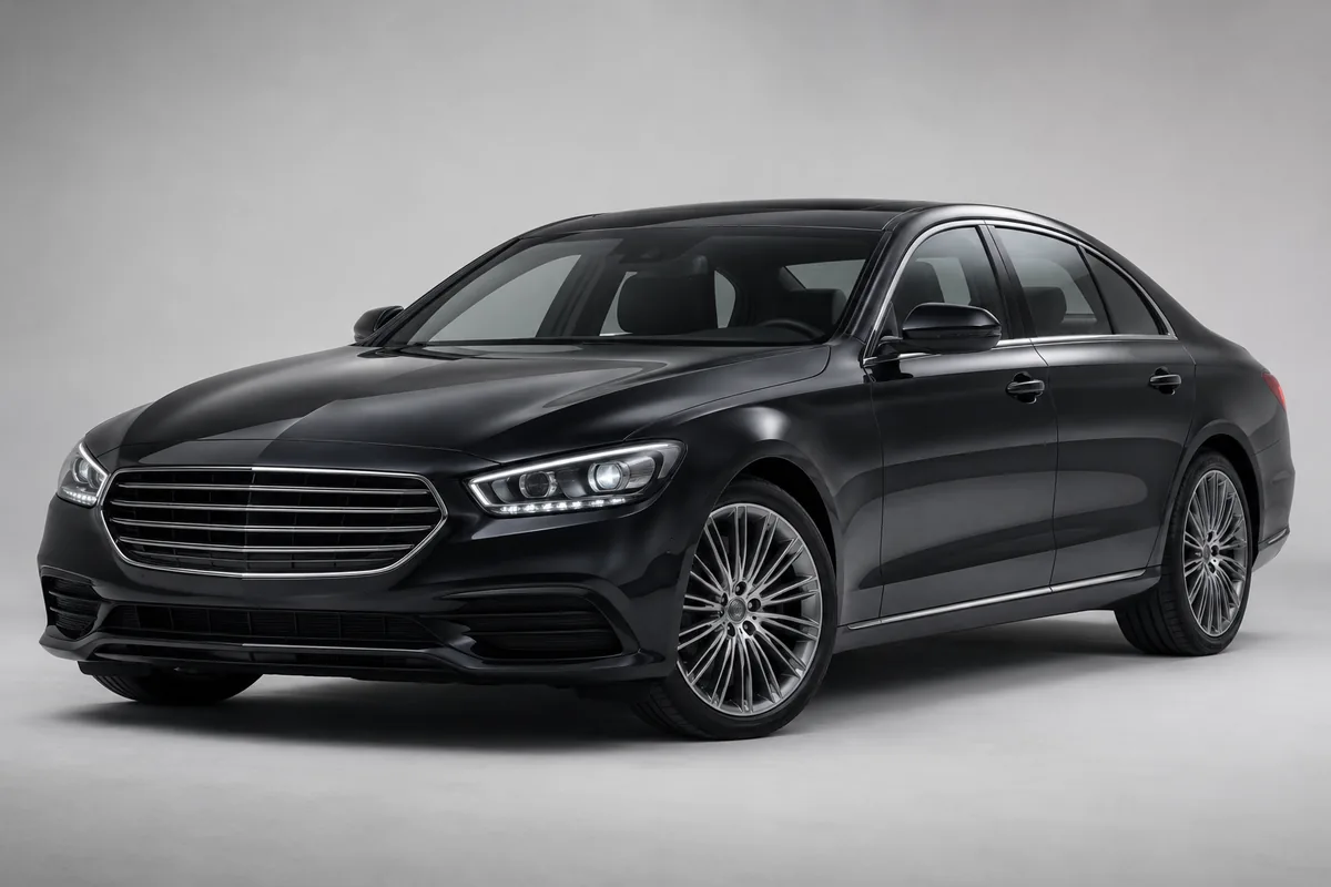 Executive Sedan exterior — Gulf Trip Service fleet vehicle in Saudi Arabia