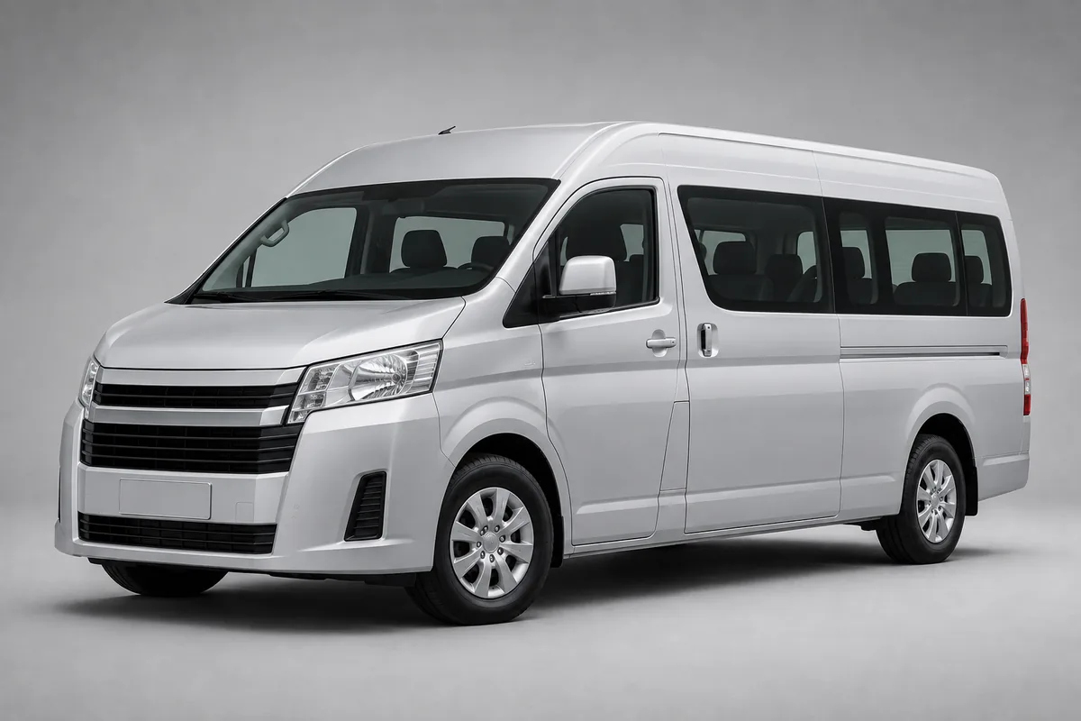Passenger Van exterior — Gulf Trip Service fleet vehicle in Saudi Arabia